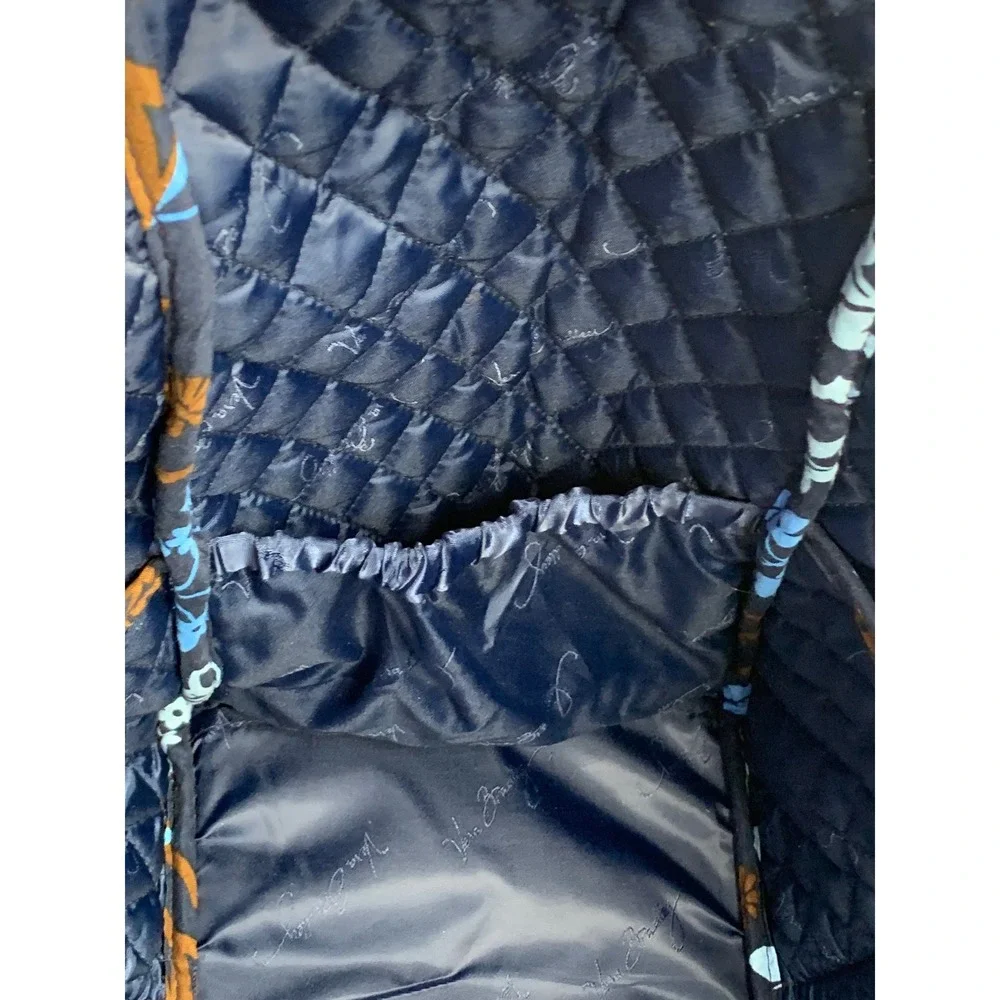Vera Bradley Get Carried Away Tote Beach Bag Midnight Blues Quilted Retired XL